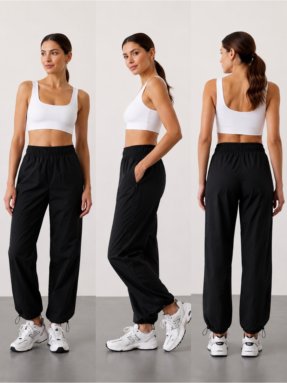 Athleta Rise Pant Black Water Repellent Wrinkle Resistant Size XL NWT